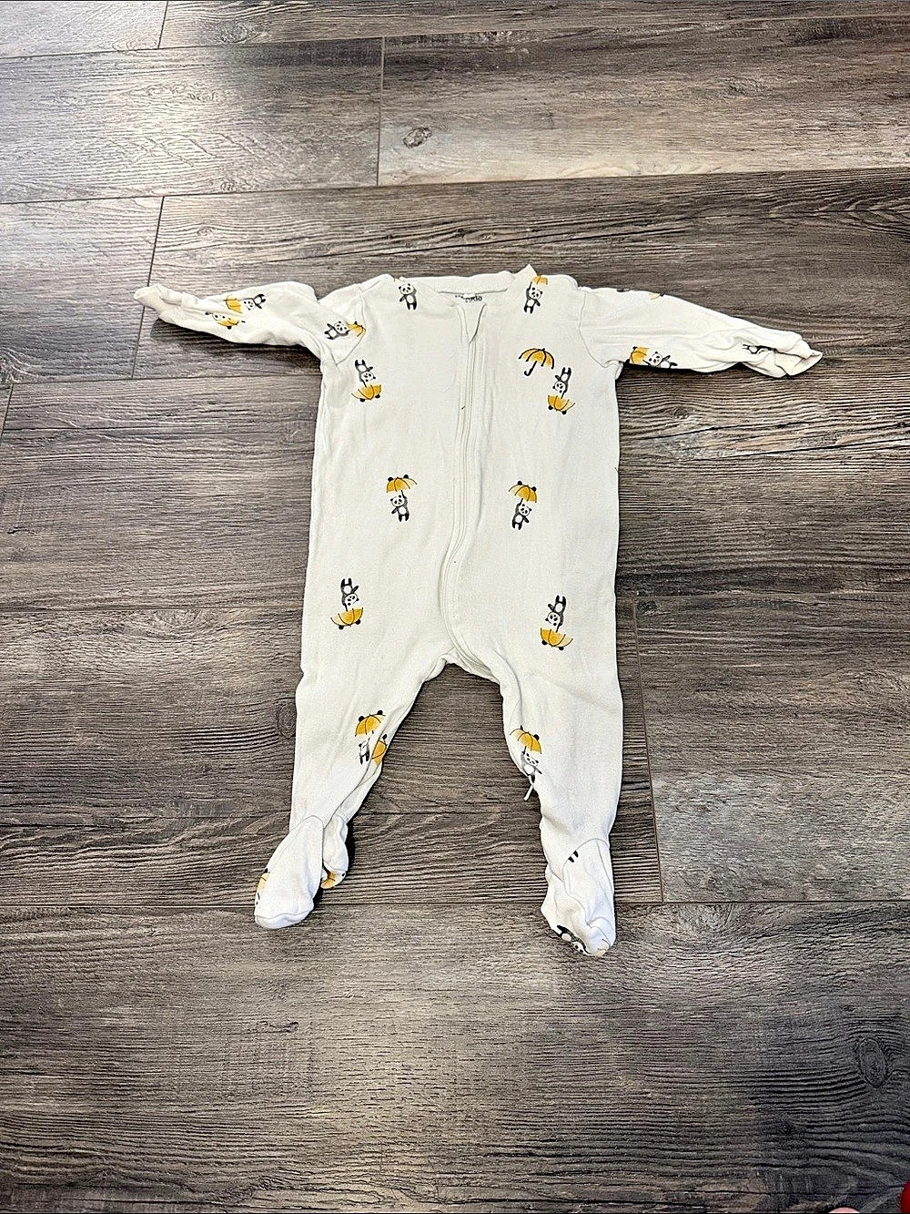 Pekkle Baby Animal Print Footie Size 9M